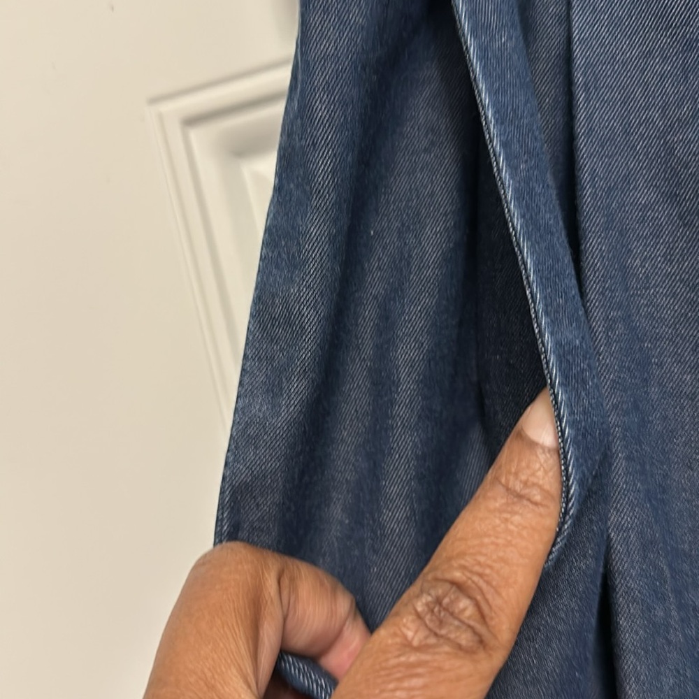 GAP paper bag waisted denim Skirt - Picture 4 of 5